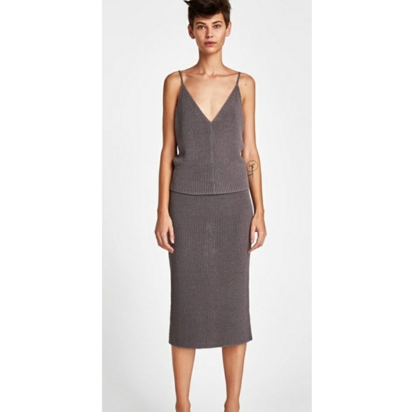 Zara Dresses & Skirts - Zara Knit Midi Skirt